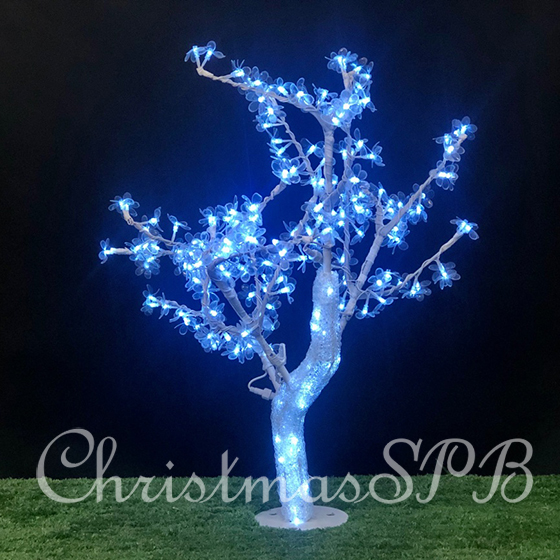 Акриловое светодиодное дерево «Сакура» для улицы 100см