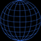 Объемная фигура cветящийся шар «Ажур» (d50см, 3D, 200LED, IP65) синий