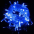 Уличная светодиодная гирлянда занавес (400LED, 2,5х2,5м, IP54, белый ПВХ) синий