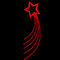 Светодиодная консоль «Комета» (60х180см, статика, IP68, уличная) красный