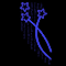  Светодиодная консоль «Звездочет» (100х180см, статика, IP68, уличная) синий