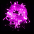 Светодиодная гирлянда Нить 100LED (10м,силикон) розовый