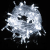 Светодиодная гирлянда с насадками «Пушистые снежинки» (28LED, 3м) белый 