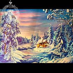 Светодиодная картина «Зимняя сказка» (40х30см)
