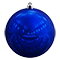 Елочный шар (1шт, d20см, глянцевый) синий