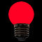 Светодиодная лампа для Белт-Лайт (Е27, G45мм, 1Вт, SMD 5LED) красный