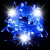 Светодиодная гирлянда бахрома HOME PRO (102LED, 3х0,5м, вспышки) синий-вспышки белый