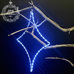 Световой подвес на деревья «Ромб» (80х52см, 56LED, IP65)